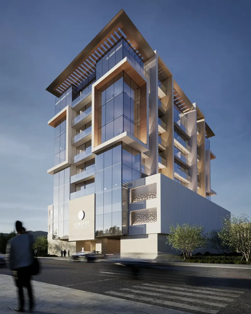 Exterior at Longfor International Center in Dubai International City Dubai