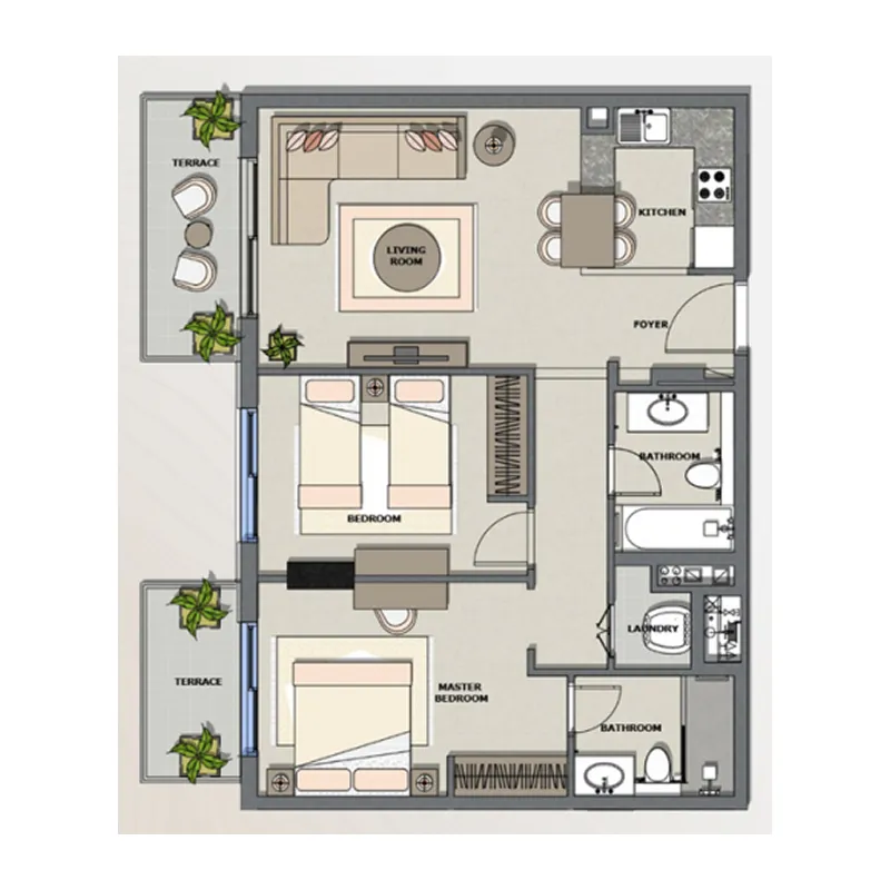 Credo Investments Majestique Residence 1 floor plan