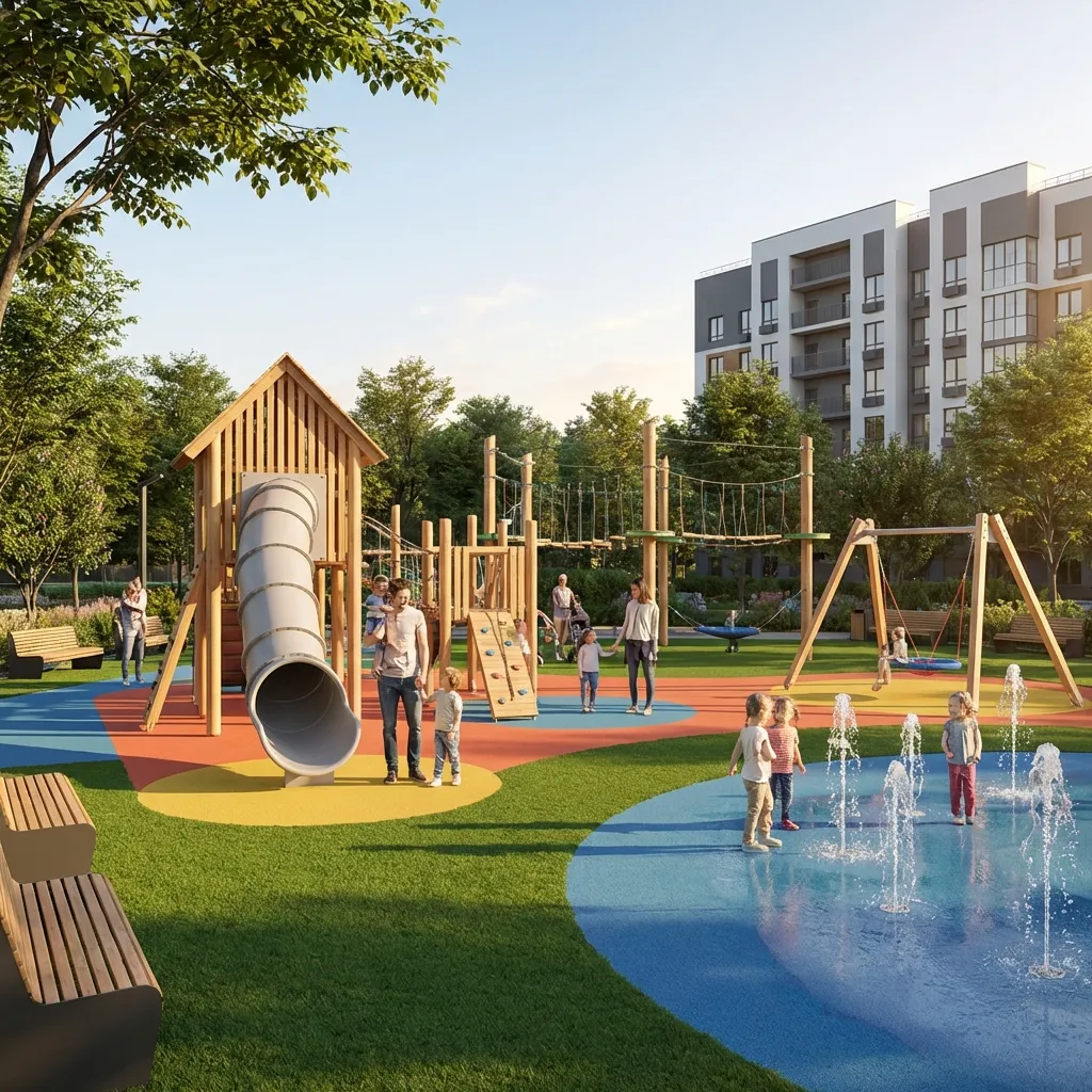Indoor and Outdoor Kids Play Area amenity image at Miora Maison by Zoya