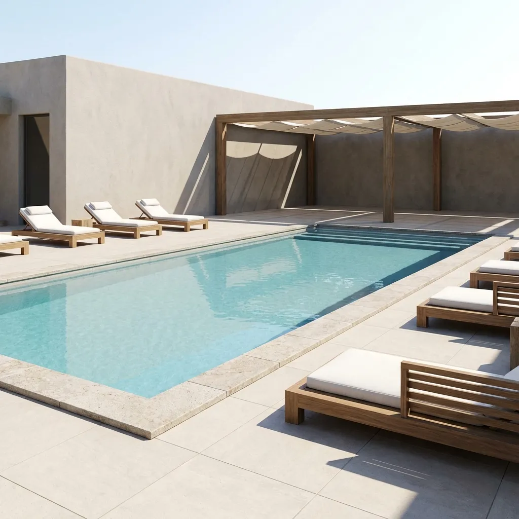 Pool Deck amenity image at Miora Maison by Zoya
