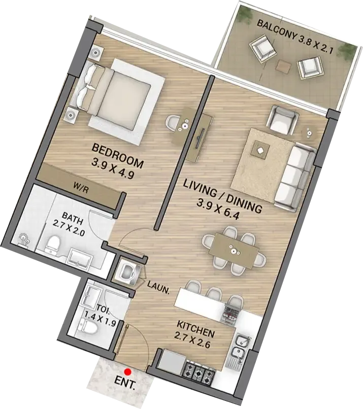 AAA Real Estate Development Ocean Tower floor plan