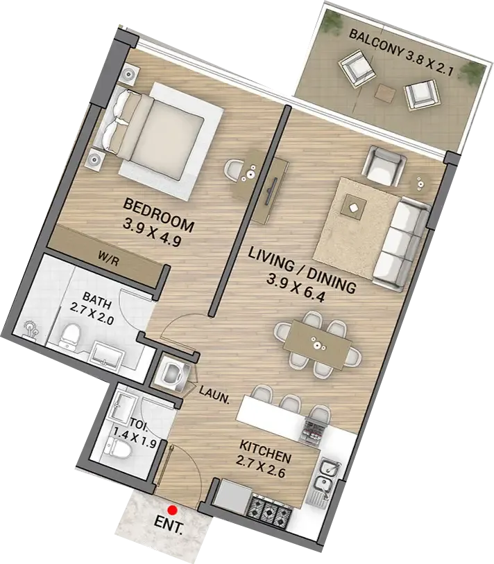 AAA Real Estate Development Ocean Tower floor plan