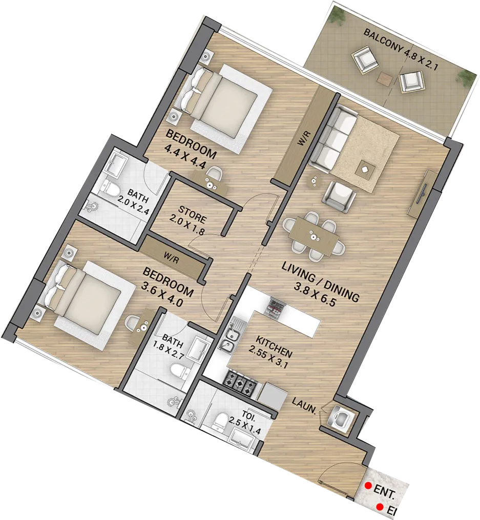 AAA Real Estate Development Ocean Tower floor plan