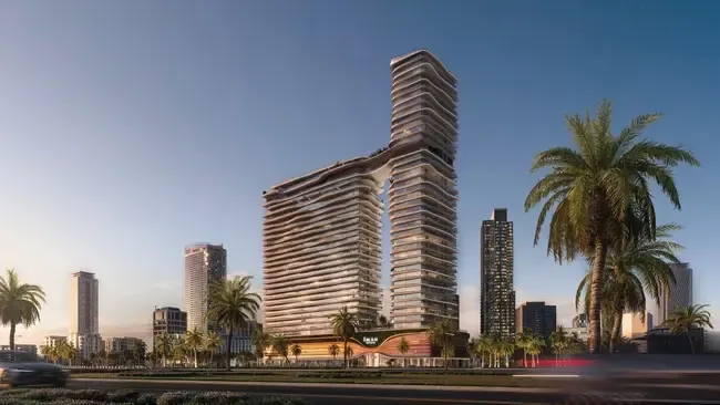 Exterior at One Sky Park in JVC (Jumeirah Village Circle) Dubai