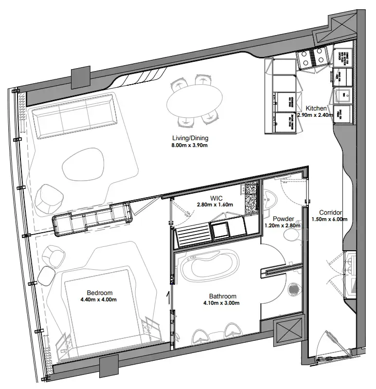 Omniyat Opus By Zaha Hadid floor plan