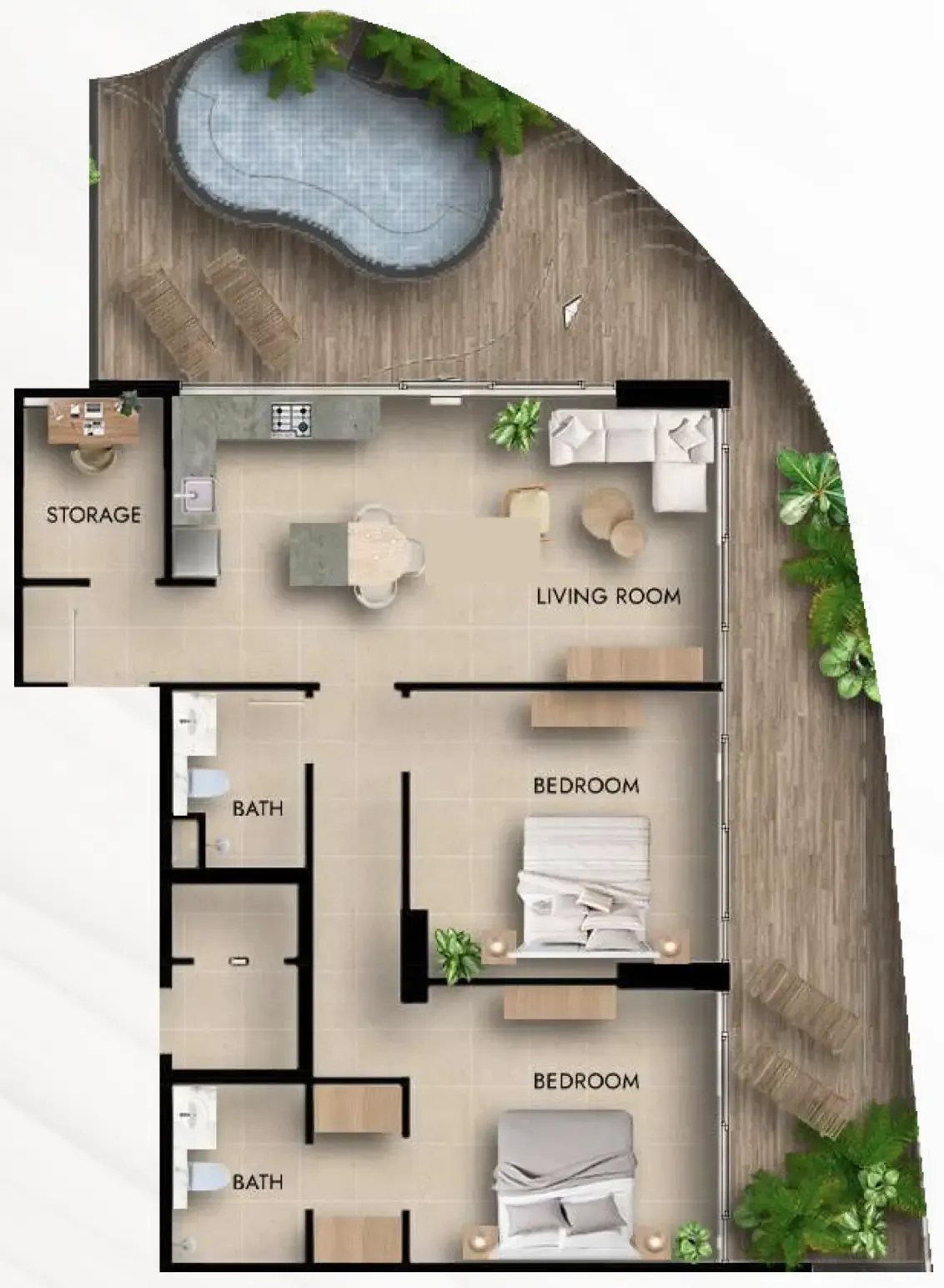 Tabeer Real Estate Development LLC Parkside Boulevard floor plan