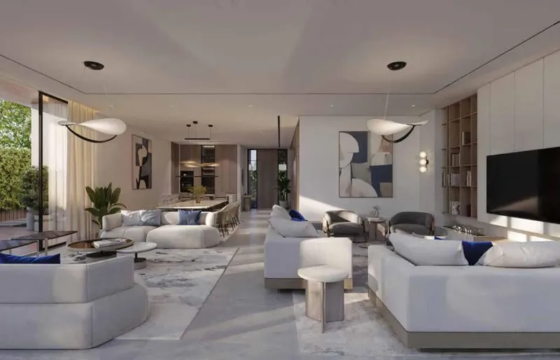 Interior at Pinewood Estate Homes in Jumeirah Golf Estates Dubai