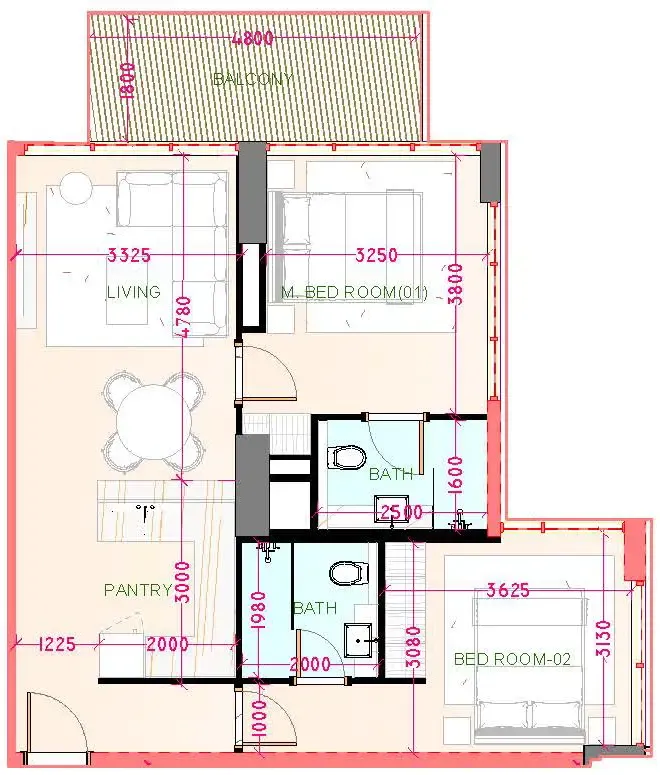 Uniestate Properties Playa Viva floor plan