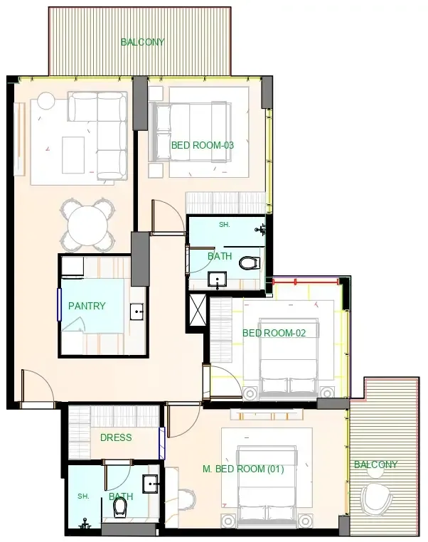 Uniestate Properties Playa Viva floor plan