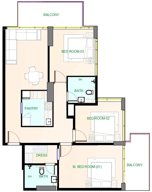 Uniestate Properties Playa Viva floor plan