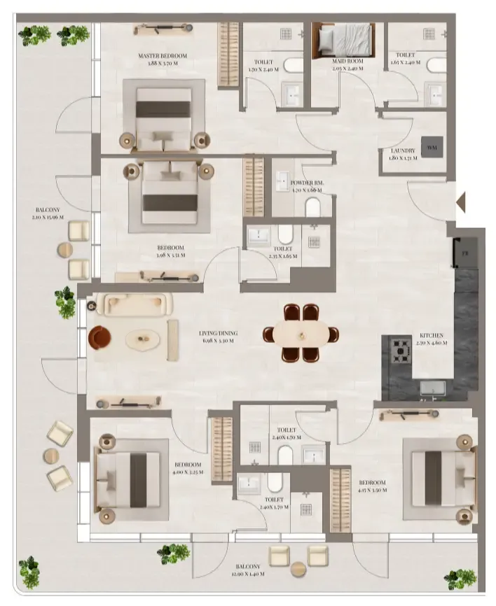 Grovy Developers Rivo floor plan