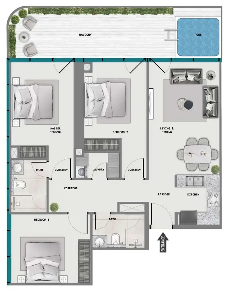 Samana Samana Barari Lagoons floor plan