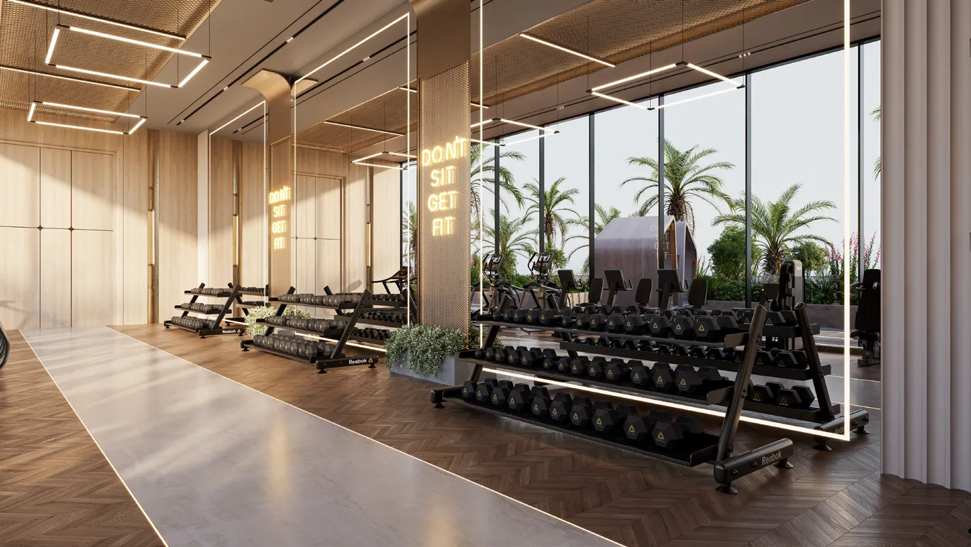 Gym amenity image at Samana Business Hub