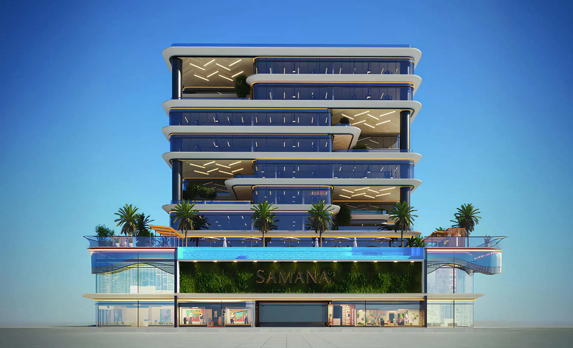 Majan area in Dubai