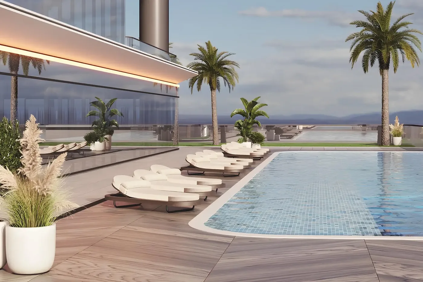 Swimming Pool & Pool Deck amenity image at Samana Business Park