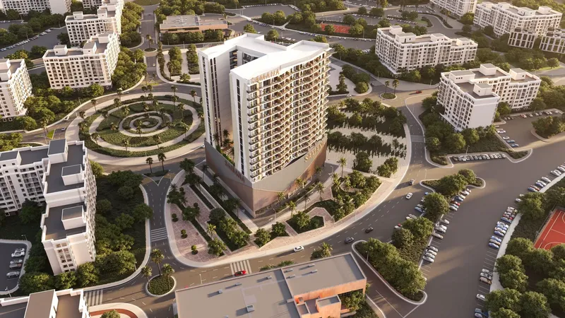 Exterior at Samana Greenfield 2 in Dubai International City Dubai
