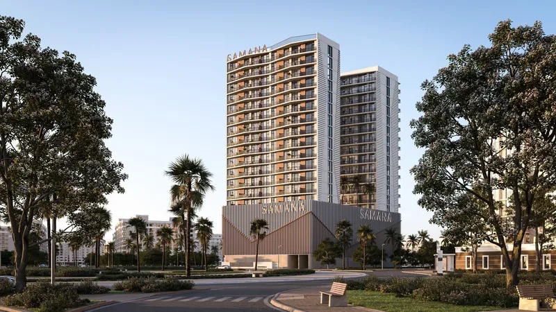 Exterior at Samana Greenfield 2 in Dubai International City Dubai