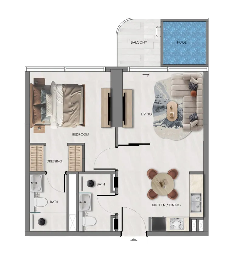 Samana Samana Portside floor plan