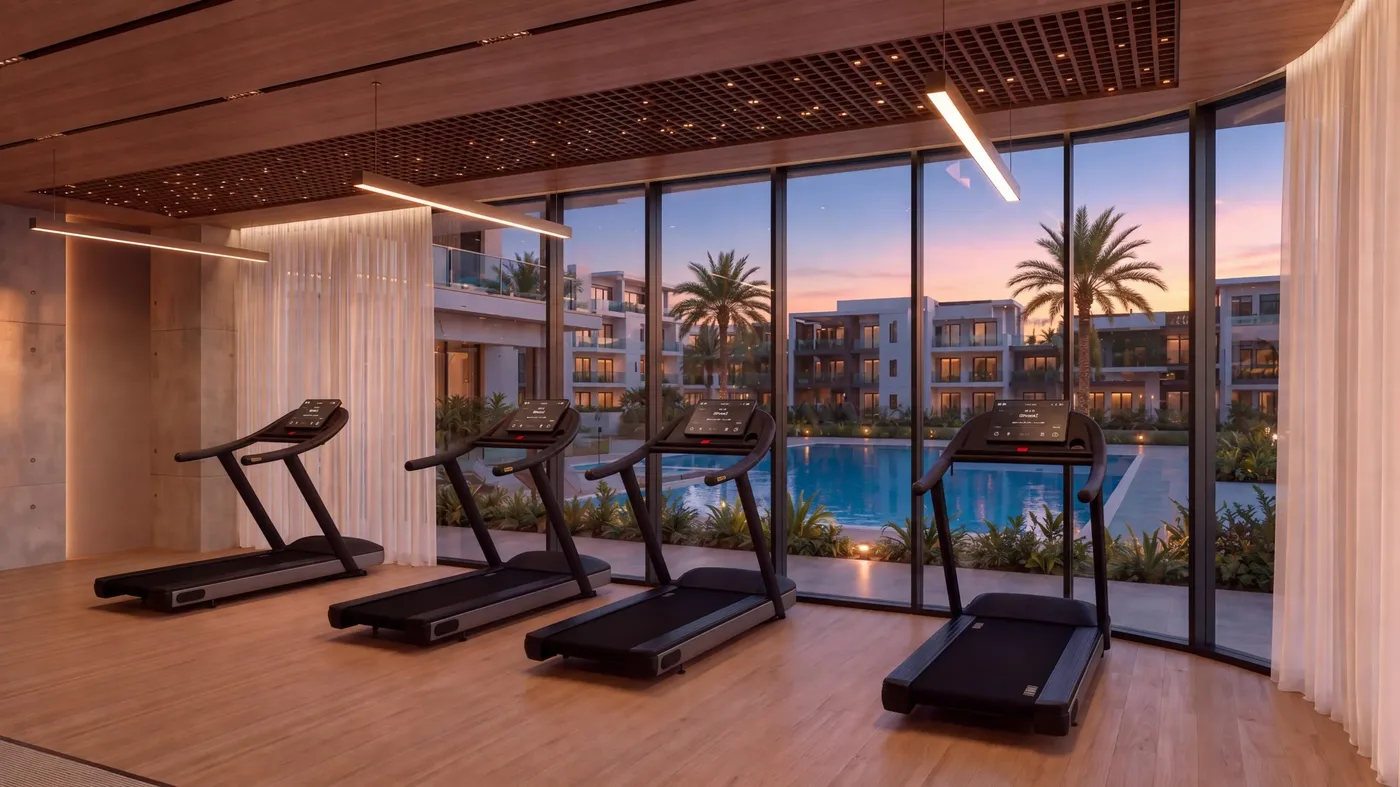 Indoor Gym amenity image at Samana Portside