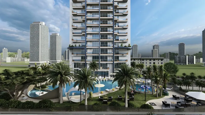 Exterior at Samana Waves in JVC (Jumeirah Village Circle) Dubai