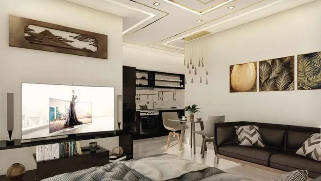 Interior at Samana Waves in JVC (Jumeirah Village Circle) Dubai