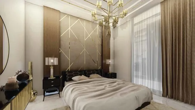 Interior at Samana Waves in JVC (Jumeirah Village Circle) Dubai
