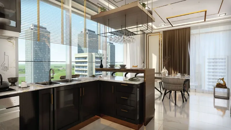 Interior at Samana Waves in JVC (Jumeirah Village Circle) Dubai