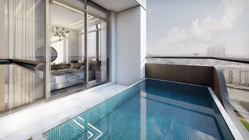 Interior at Samana Waves in JVC (Jumeirah Village Circle) Dubai