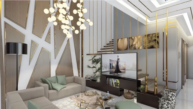 Interior at Samana Waves in JVC (Jumeirah Village Circle) Dubai