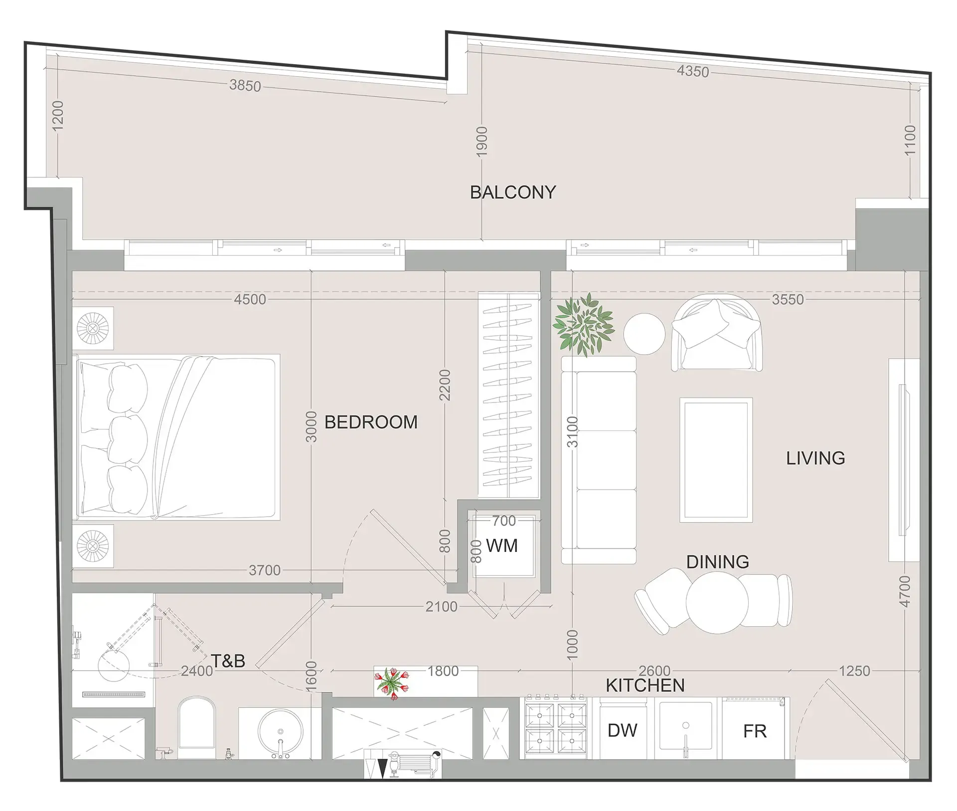 Object 1 SKY LEVEL 1 floor plan