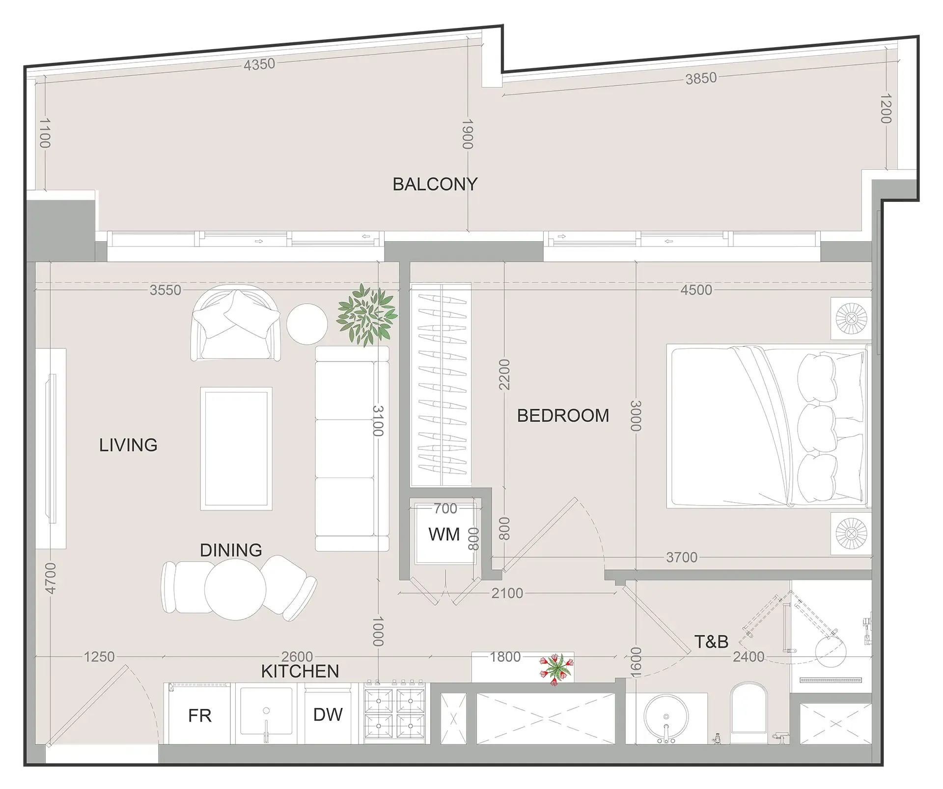 Object 1 SKY LEVEL 1 floor plan