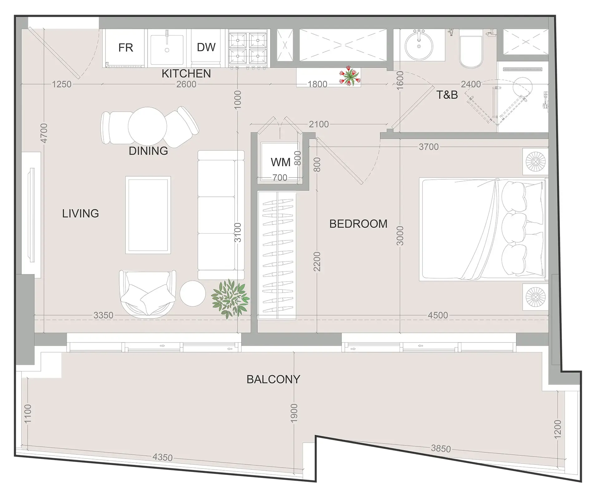 Object 1 SKY LEVEL 1 floor plan