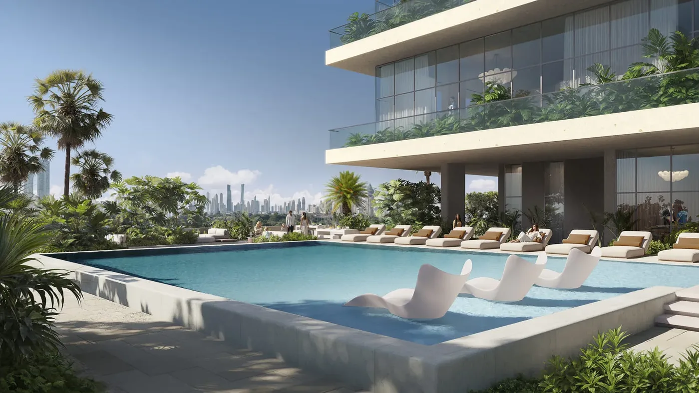 Swimming Pool with Sun Loungers amenity image at SKY LEVEL 1