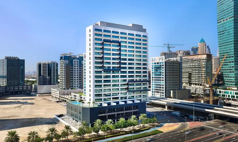 Exterior at SOL Bay in Business Bay Dubai