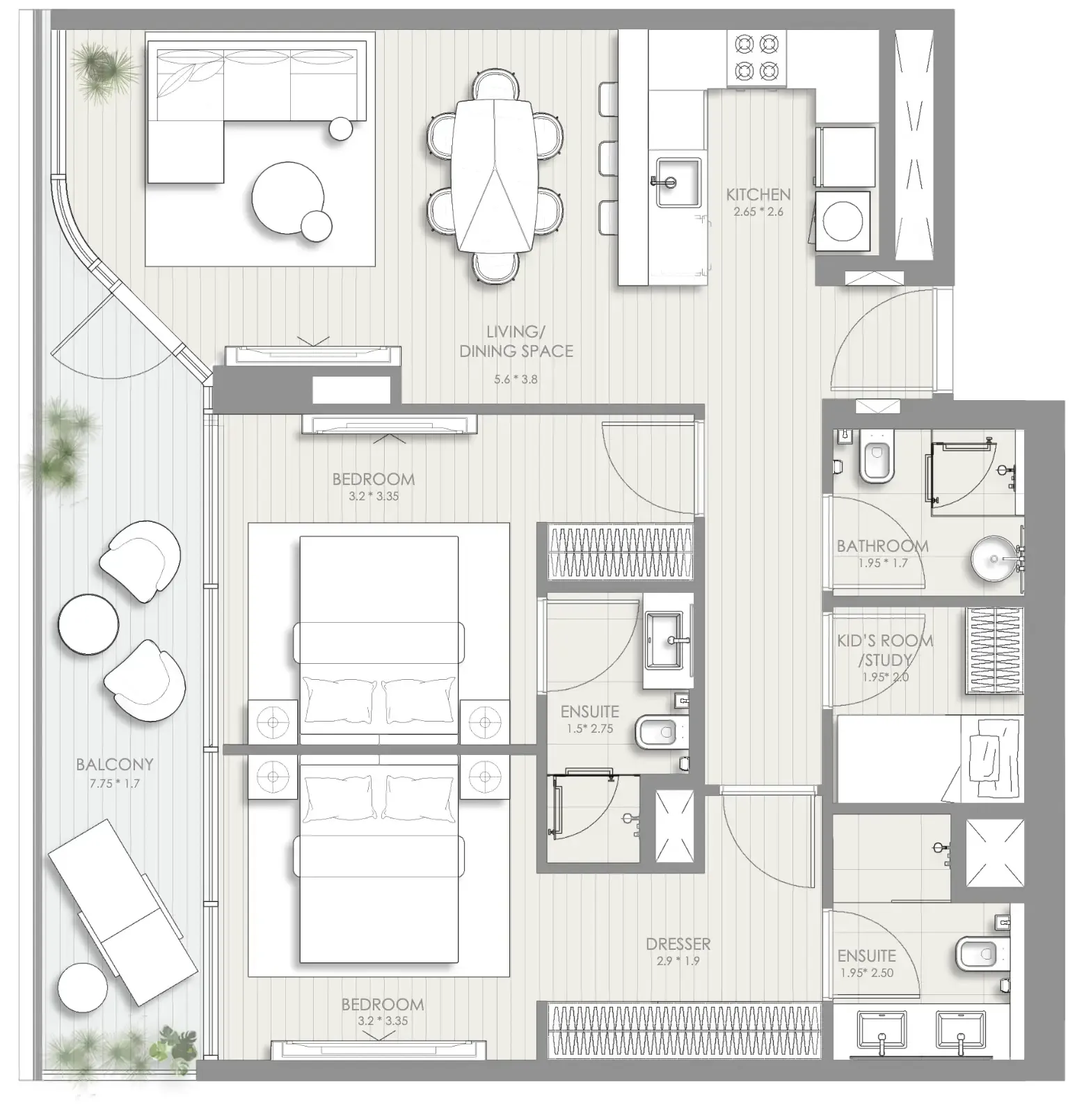SOL Properties Sol Luxe floor plan