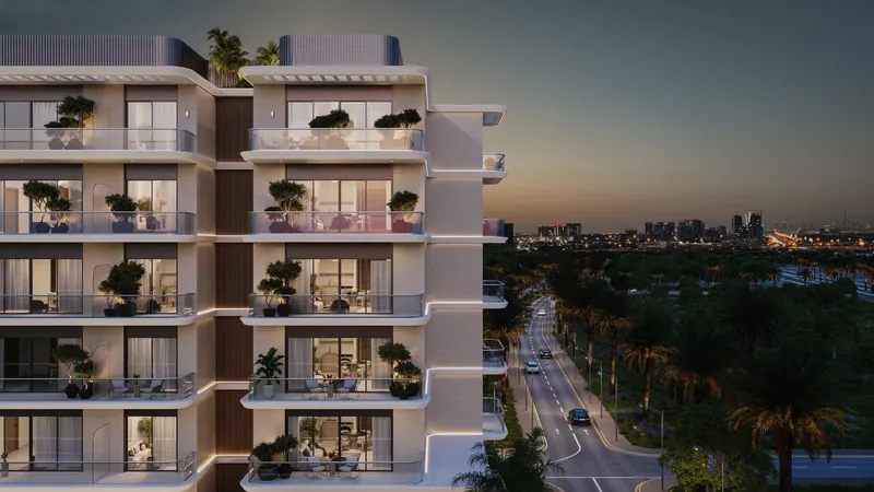 Exterior at Tavora Grand in Dubai International City Dubai