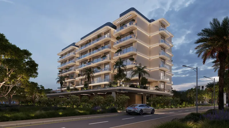 Exterior at Tavora Grand in Dubai International City Dubai