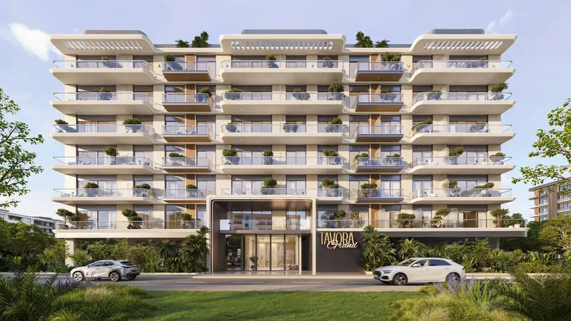 Exterior at Tavora Grand in Dubai International City Dubai