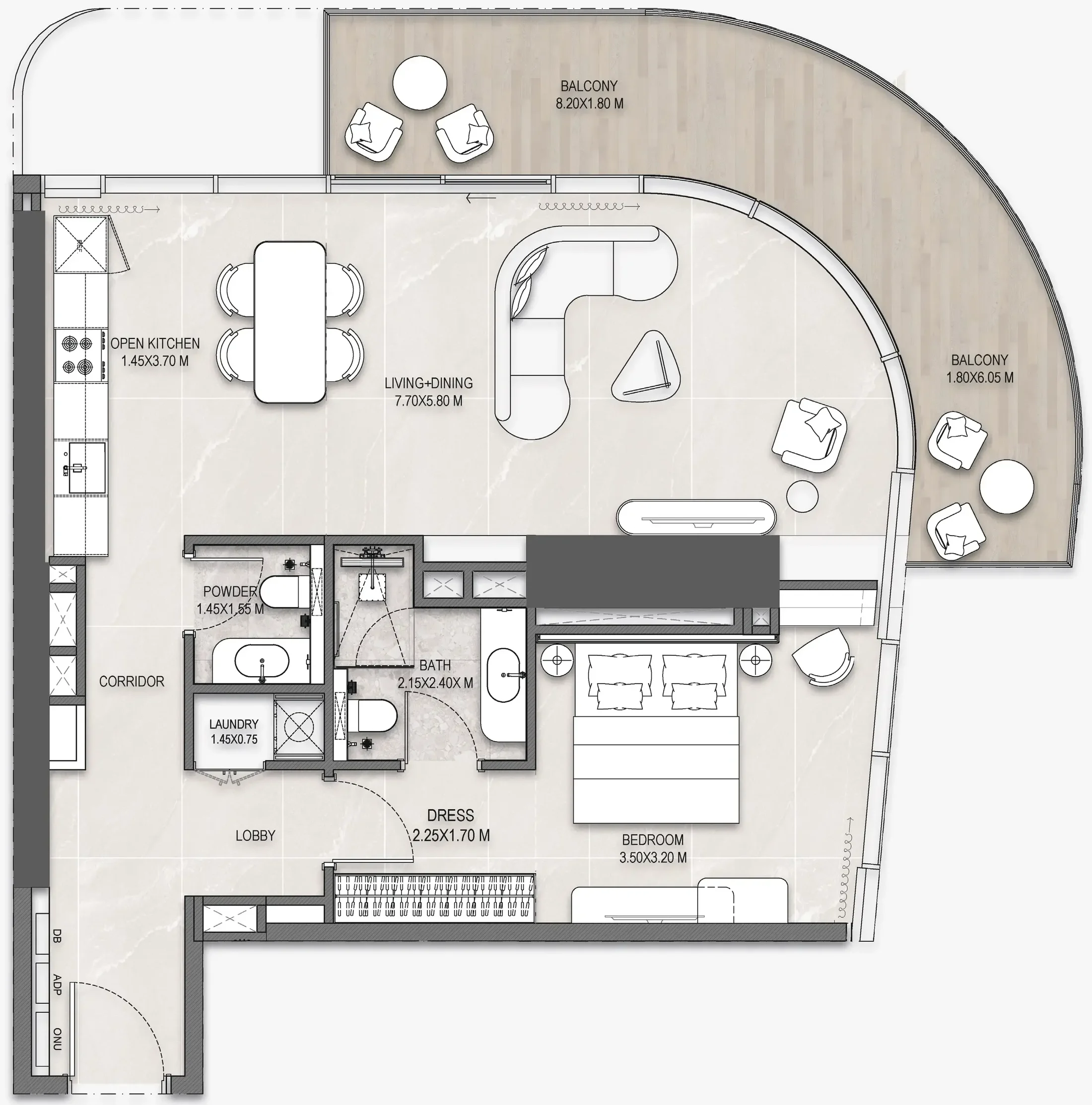 IMKAN Properties The Artery Residences floor plan