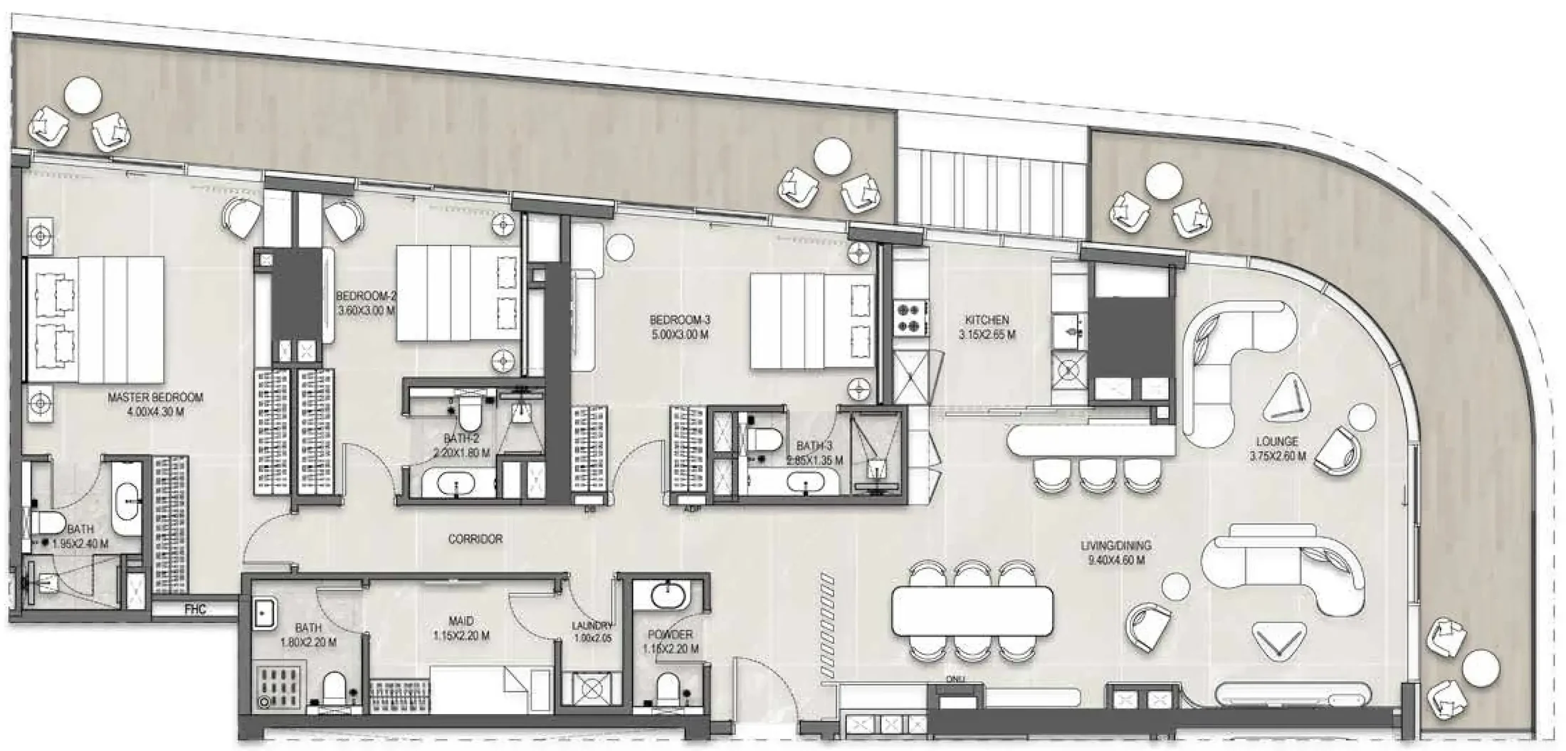 IMKAN Properties The Artery Residences floor plan
