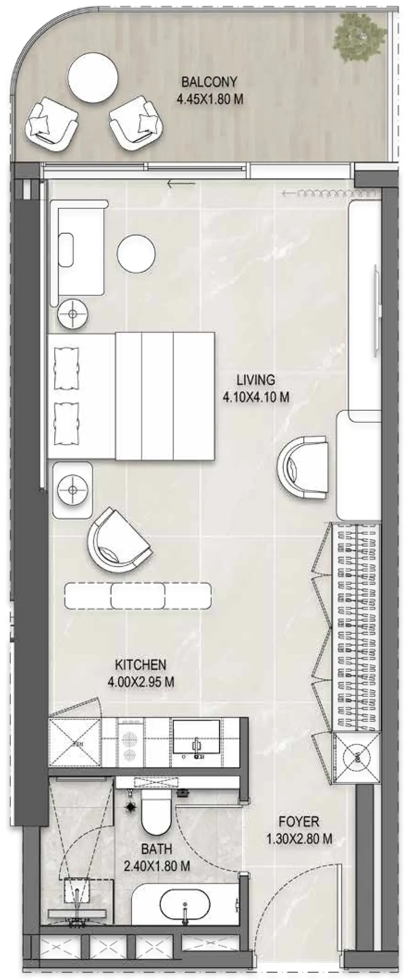 IMKAN Properties The Artery Residences floor plan