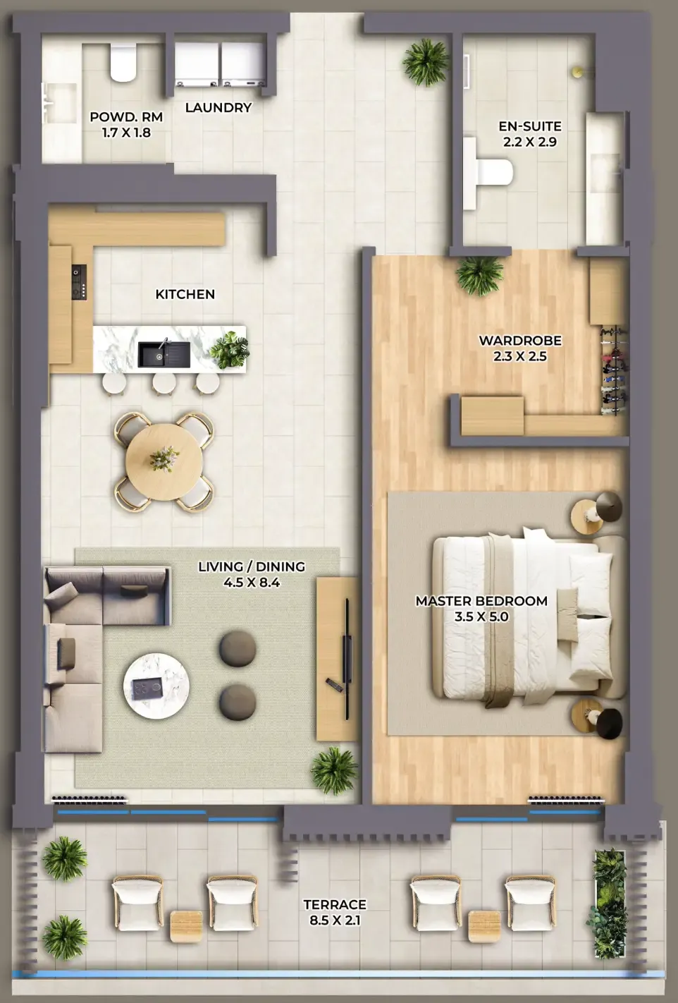 Al Barari The Cape floor plan