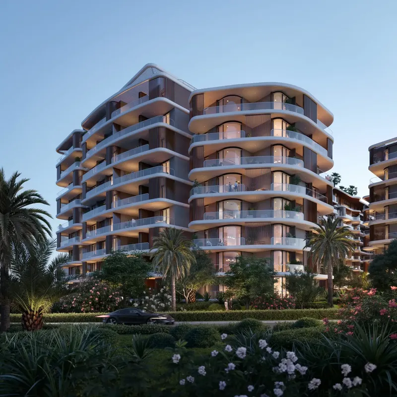 Exterior at The Cape in Al Barari Dubai