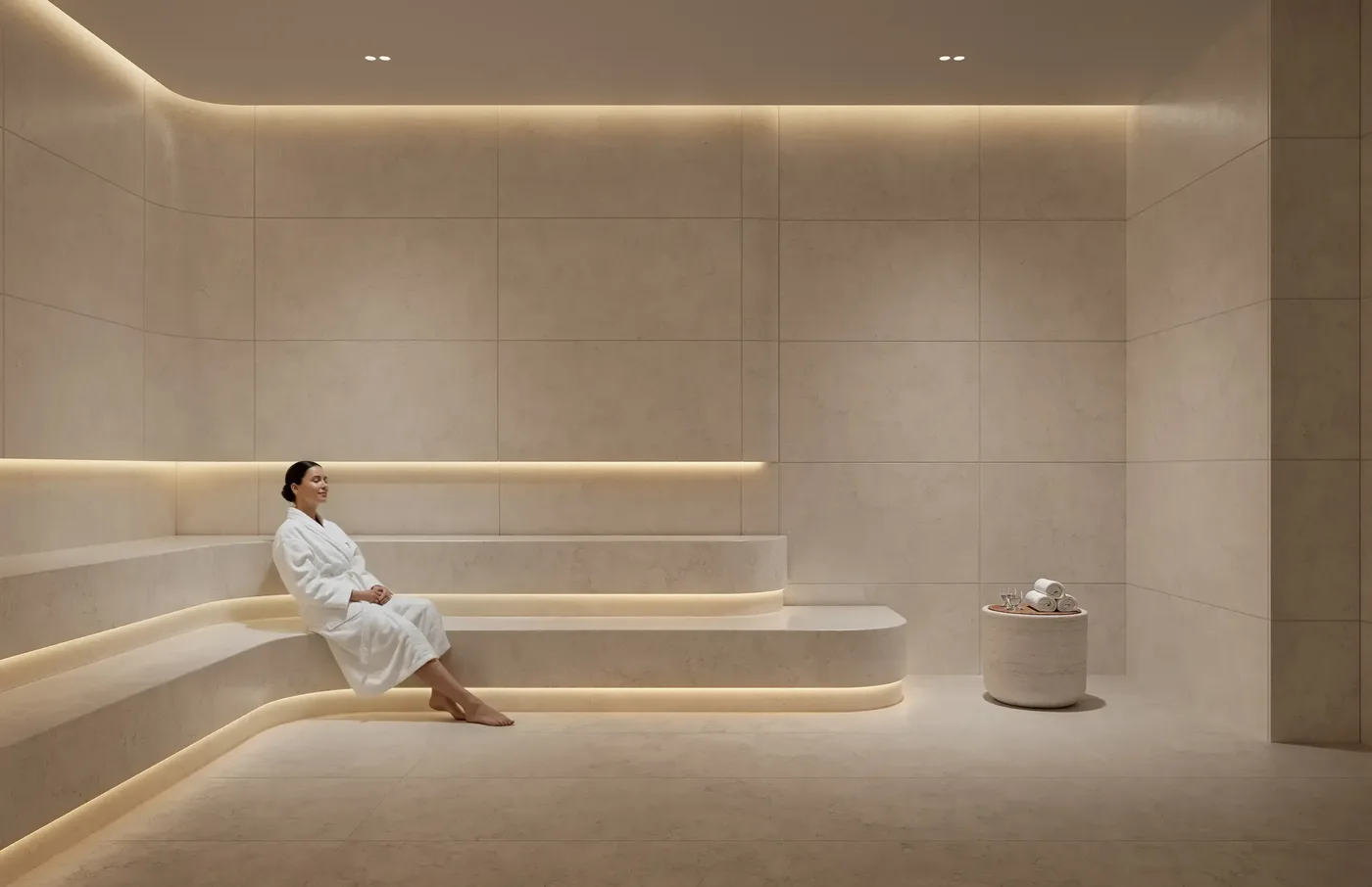 Sauna & Steam Room amenity image at The Cape