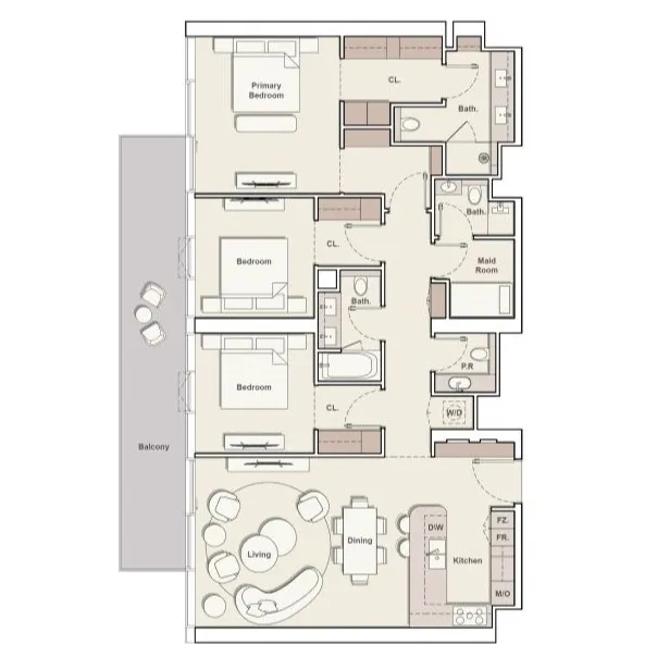 Ellington The Meriva Collection floor plan
