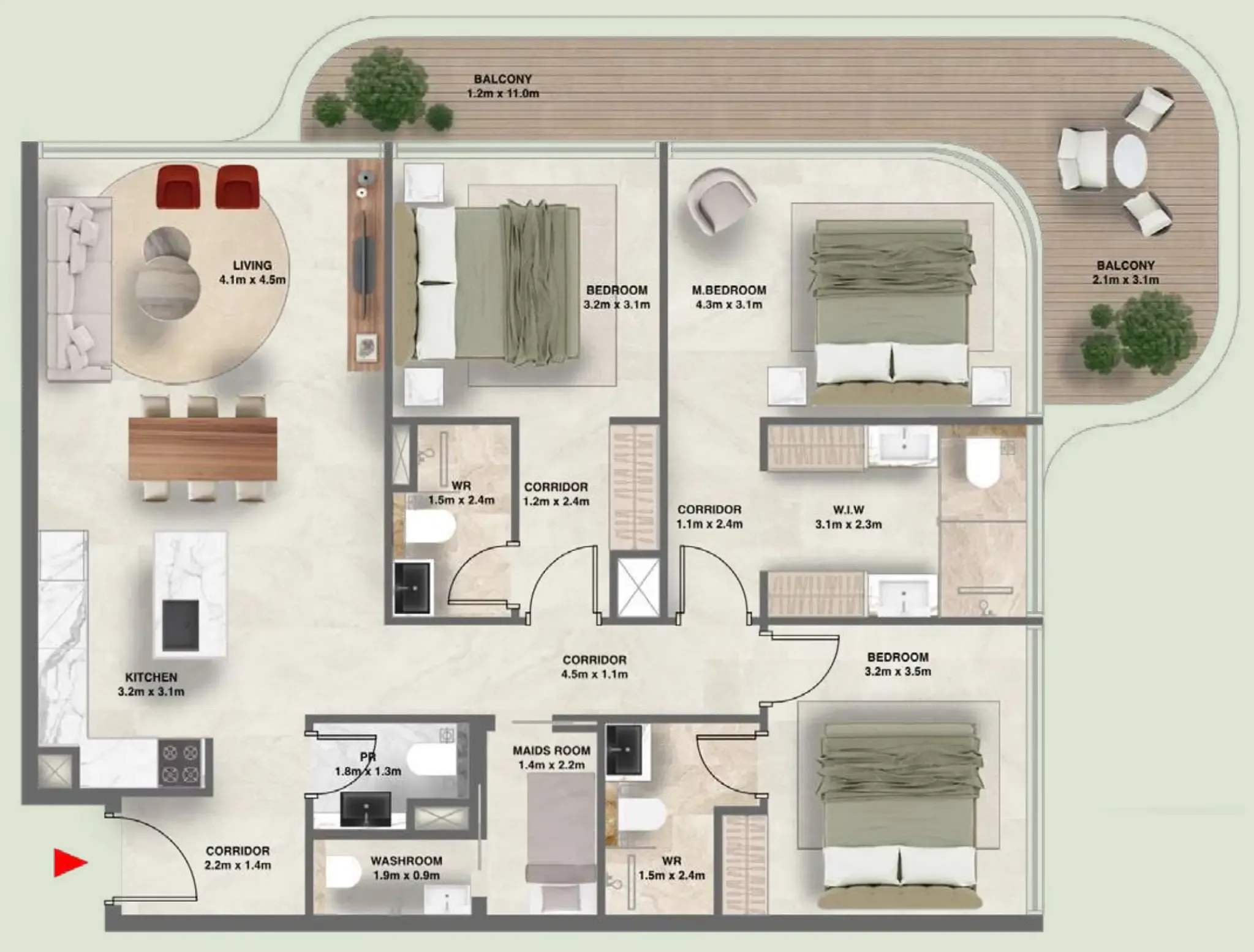 AMIS Development The Tides floor plan