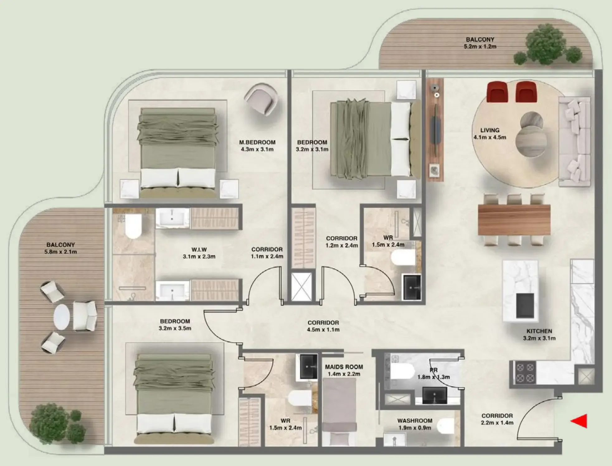 AMIS Development The Tides floor plan
