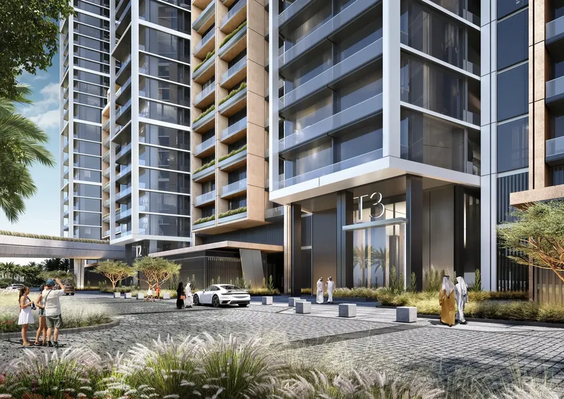 Exterior at The Tranquil at Sobha Central in Sobha Central Dubai