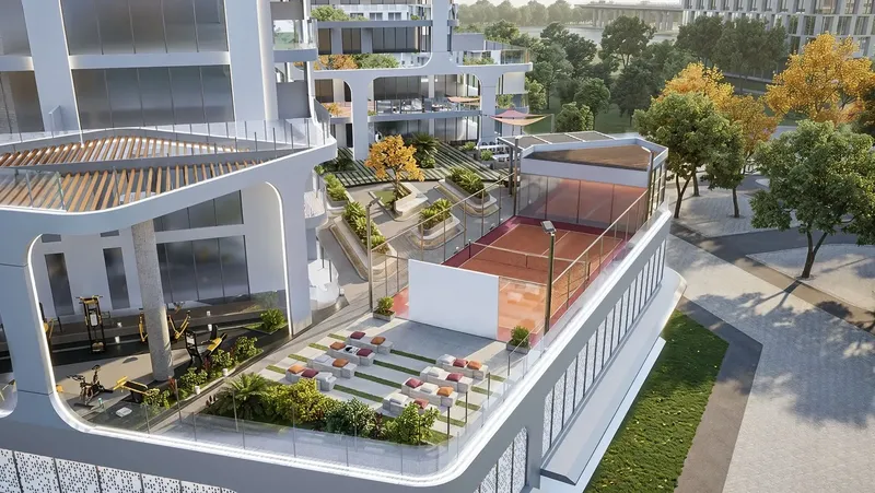 Exterior at Tomorrow Commercial Tower 2 in Dubai International City Dubai