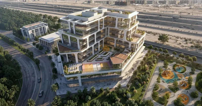Exterior at Tomorrow Commercial Tower 2 in Dubai International City Dubai